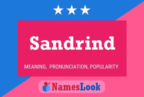 Sandrind Name Poster