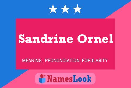 Sandrine Ornel Name Poster