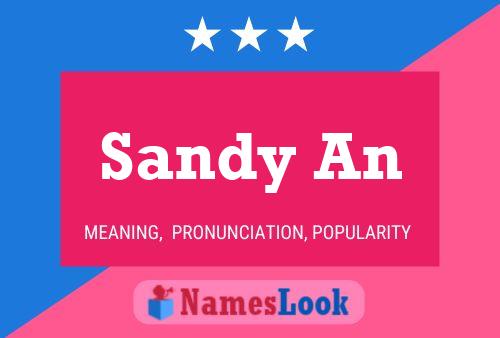 Sandy An Name Poster