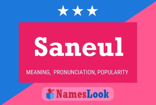 Saneul Name Poster