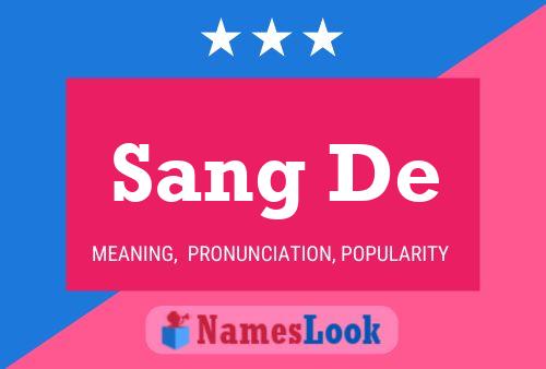 Sang De Name Poster