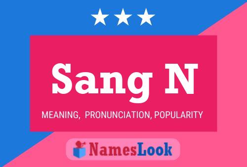 Sang N Name Poster