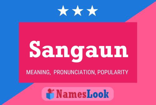 Sangaun Name Poster