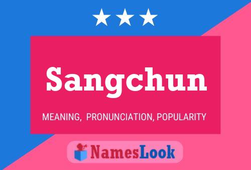 Sangchun Name Poster