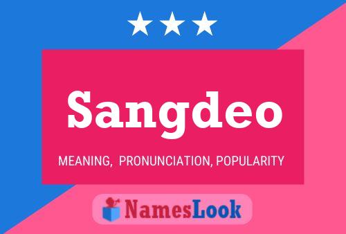 Sangdeo Name Poster