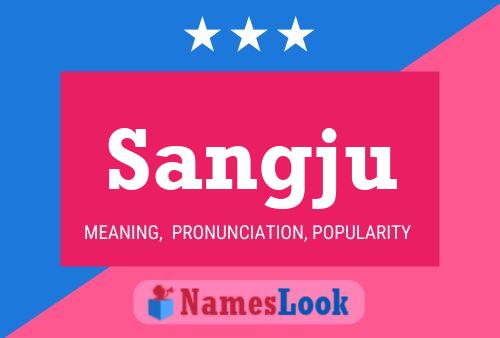 Sangju Name Poster