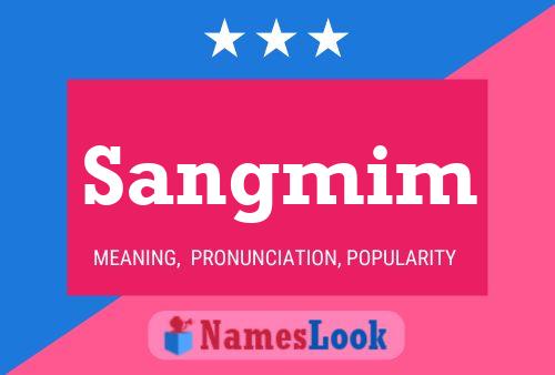 Sangmim Name Poster