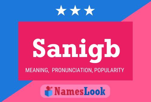 Sanigb Name Poster