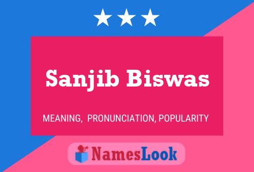 Sanjib Biswas Name Poster