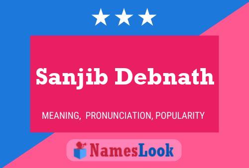 Sanjib Debnath Name Poster