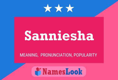 Sanniesha Name Poster