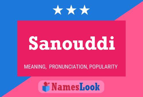 Sanouddi Name Poster