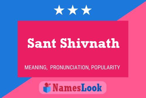 Sant Shivnath Name Poster