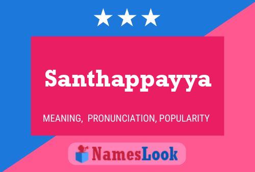 Santhappayya Name Poster