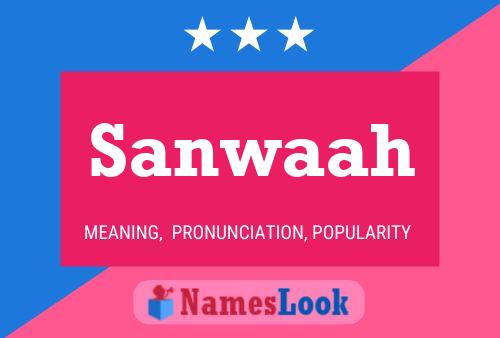 Sanwaah Name Poster