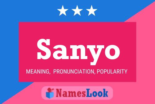 Sanyo Name Poster