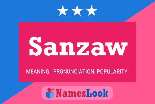 Sanzaw Name Poster