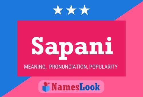 Sapani Name Poster