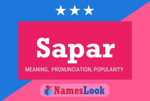 Sapar Name Poster