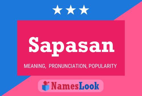 Sapasan Name Poster