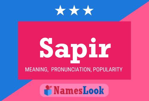 Sapir Name Poster