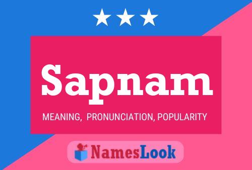 Sapnam Name Poster