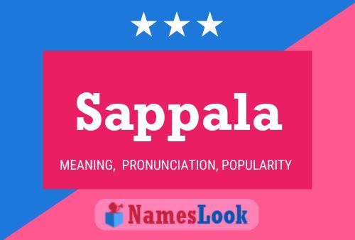 Sappala Name Poster