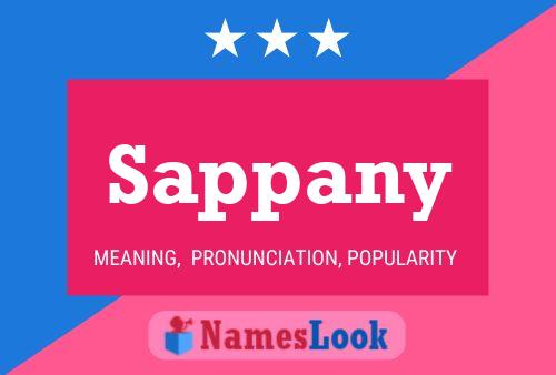 Sappany Name Poster