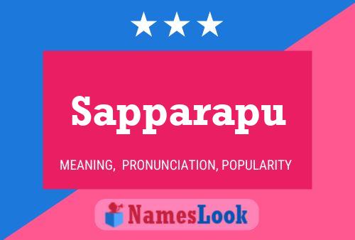 Sapparapu Name Poster