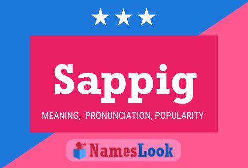 Sappig Name Poster