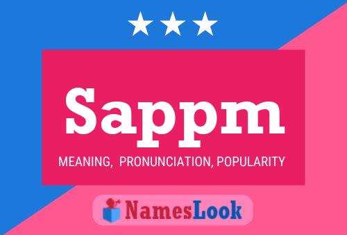 Sappm Name Poster