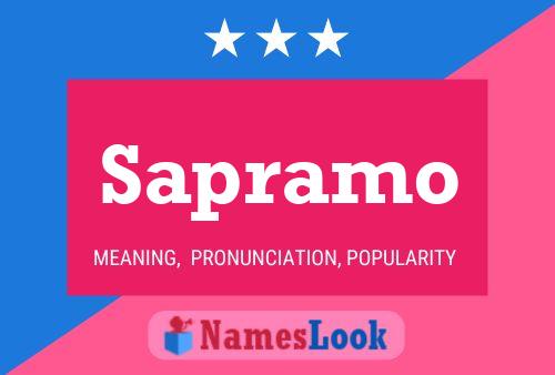 Sapramo Name Poster