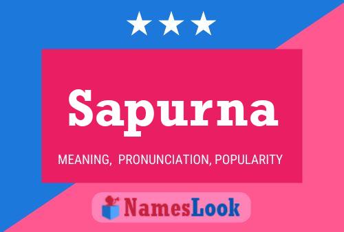 Sapurna Name Poster