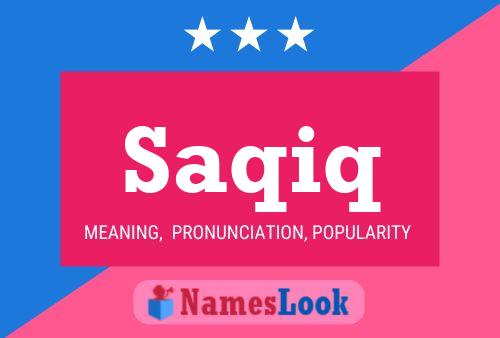 Saqiq Name Poster