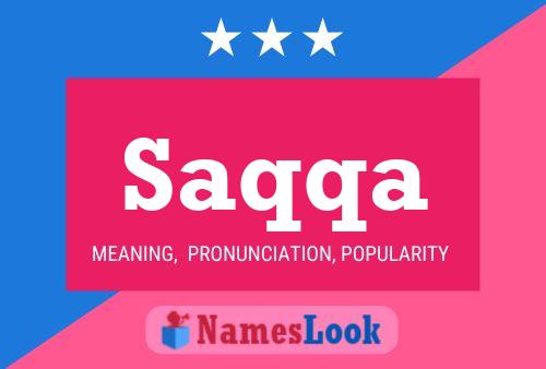 Saqqa Name Poster