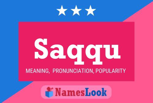 Saqqu Name Poster