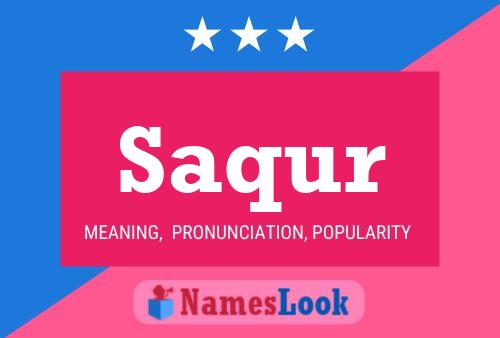 Saqur Name Poster