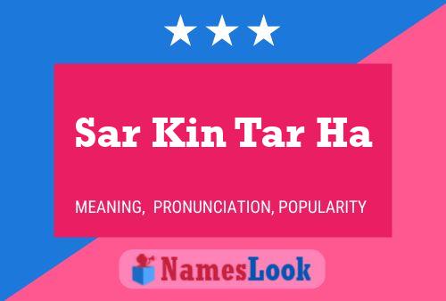 Sar Kin Tar Ha Name Poster