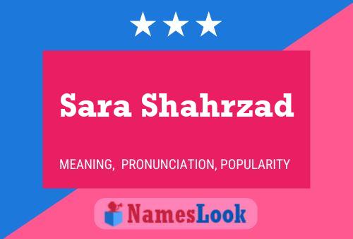 Sara Shahrzad Name Poster