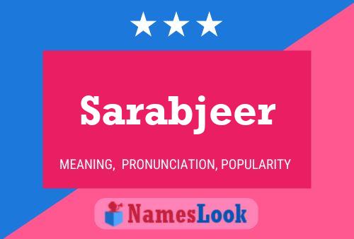 Sarabjeer Name Poster