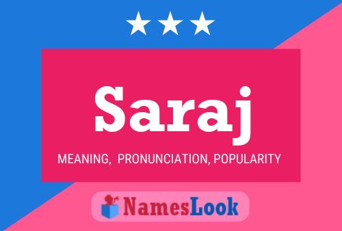 Saraj Name Poster