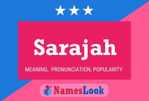 Sarajah Name Poster