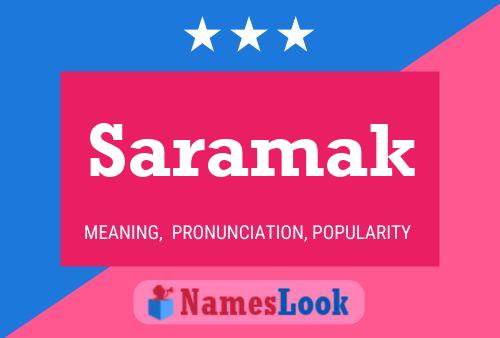 Saramak Name Poster