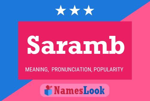 Saramb Name Poster