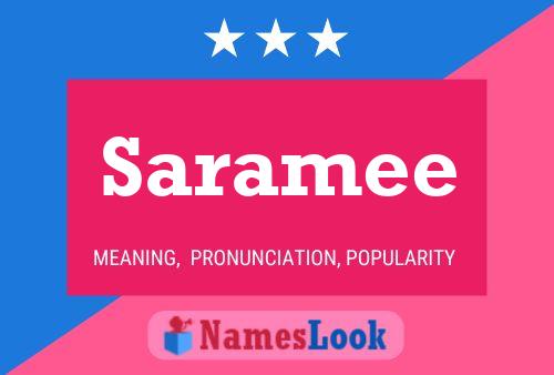 Saramee Name Poster