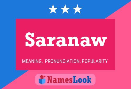 Saranaw Name Poster