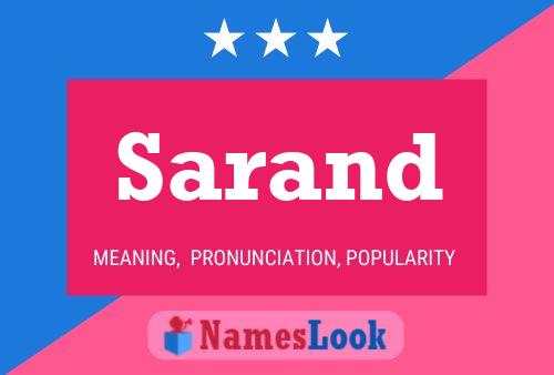 Sarand Name Poster