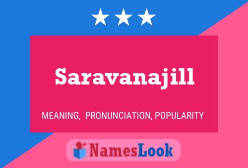 Saravanajill Name Poster