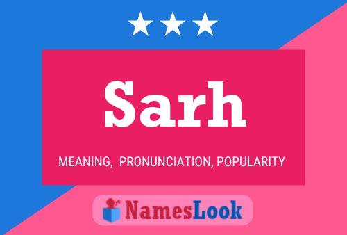 Sarh Name Poster