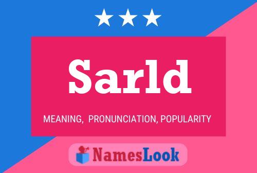 Sarld Name Poster